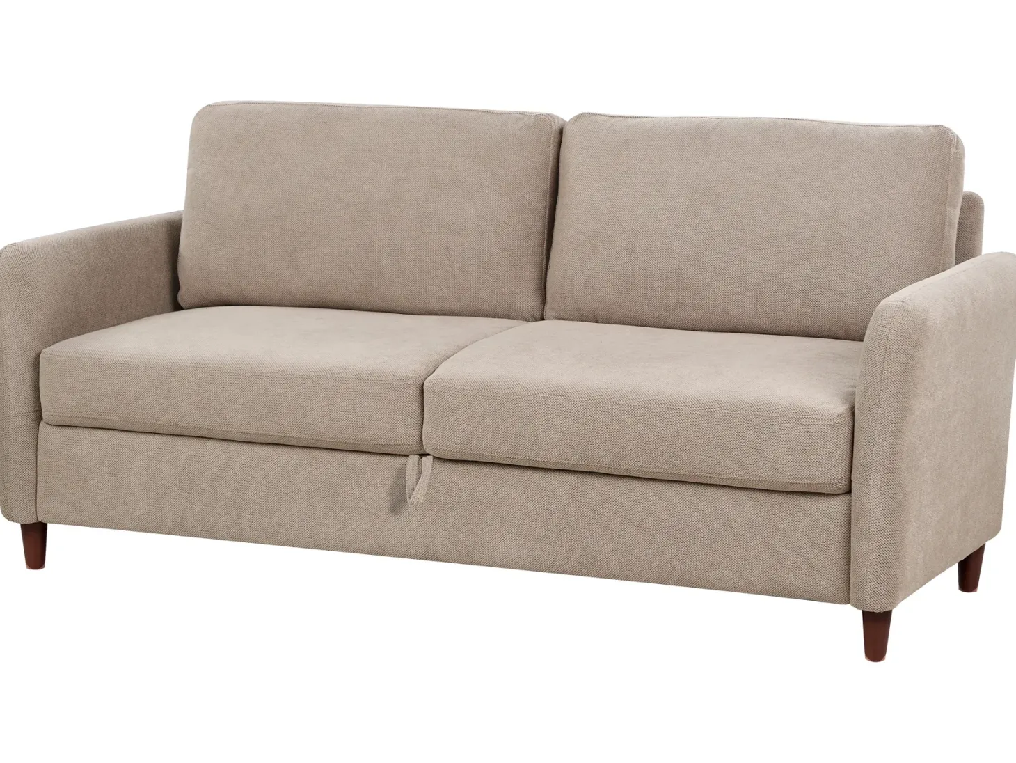 Sofa 3 personers MARE Brungrå med opbevaring