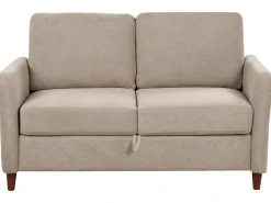 Sofa 2 personers MARE Brungrå med opbevaring