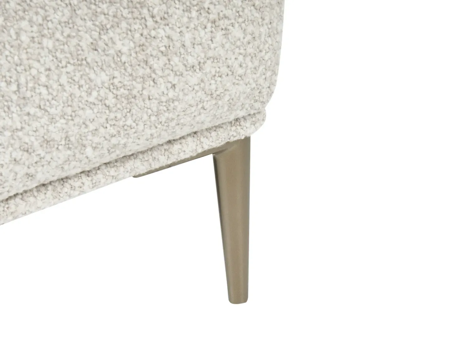 Sofa 3 personers MATILA Boucle Cremehvid