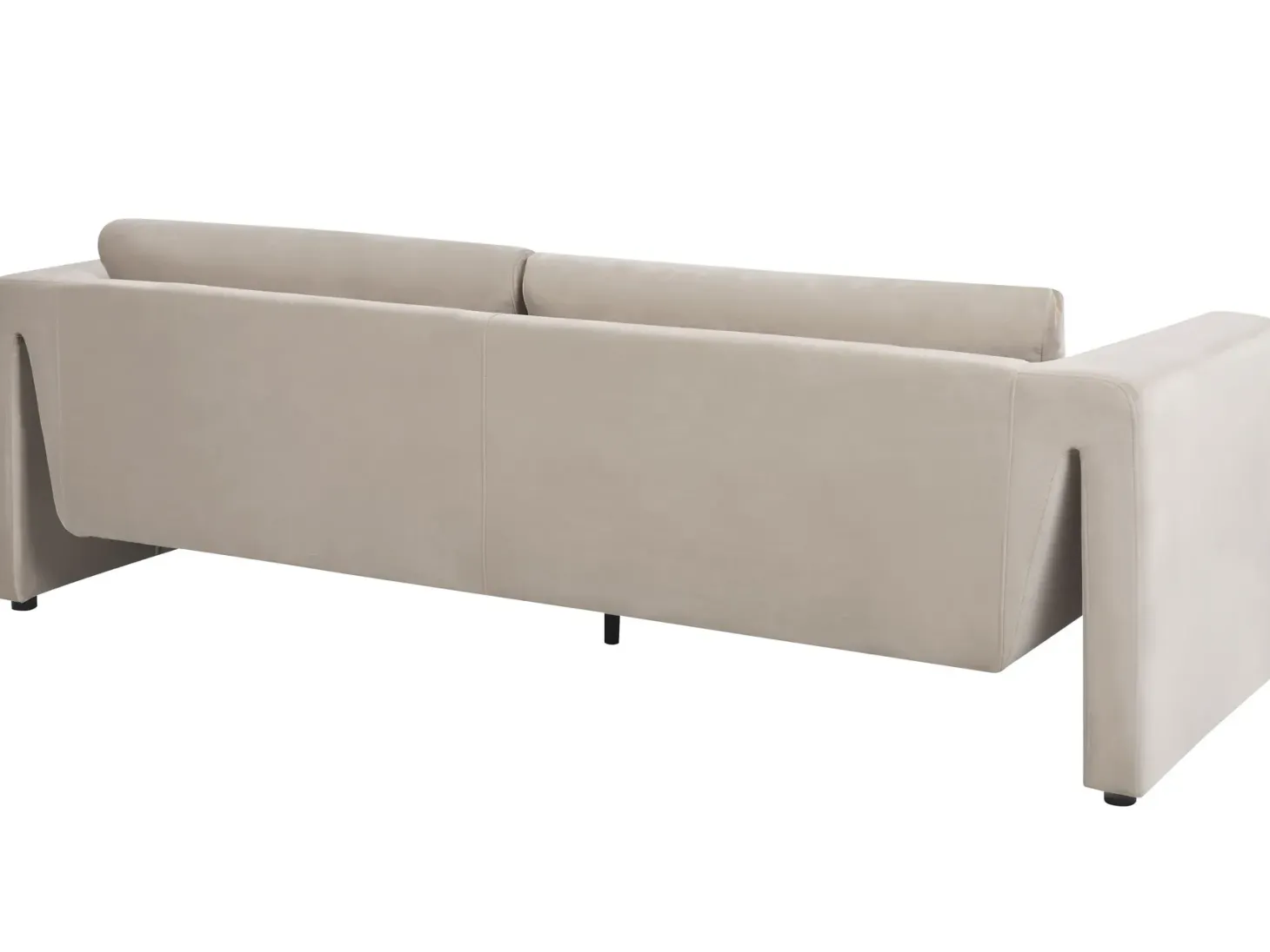 Sofa 3 personers MAUNU Velour Brungrå