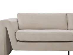 Sofa 3 personers MAUNU Velour Brungrå