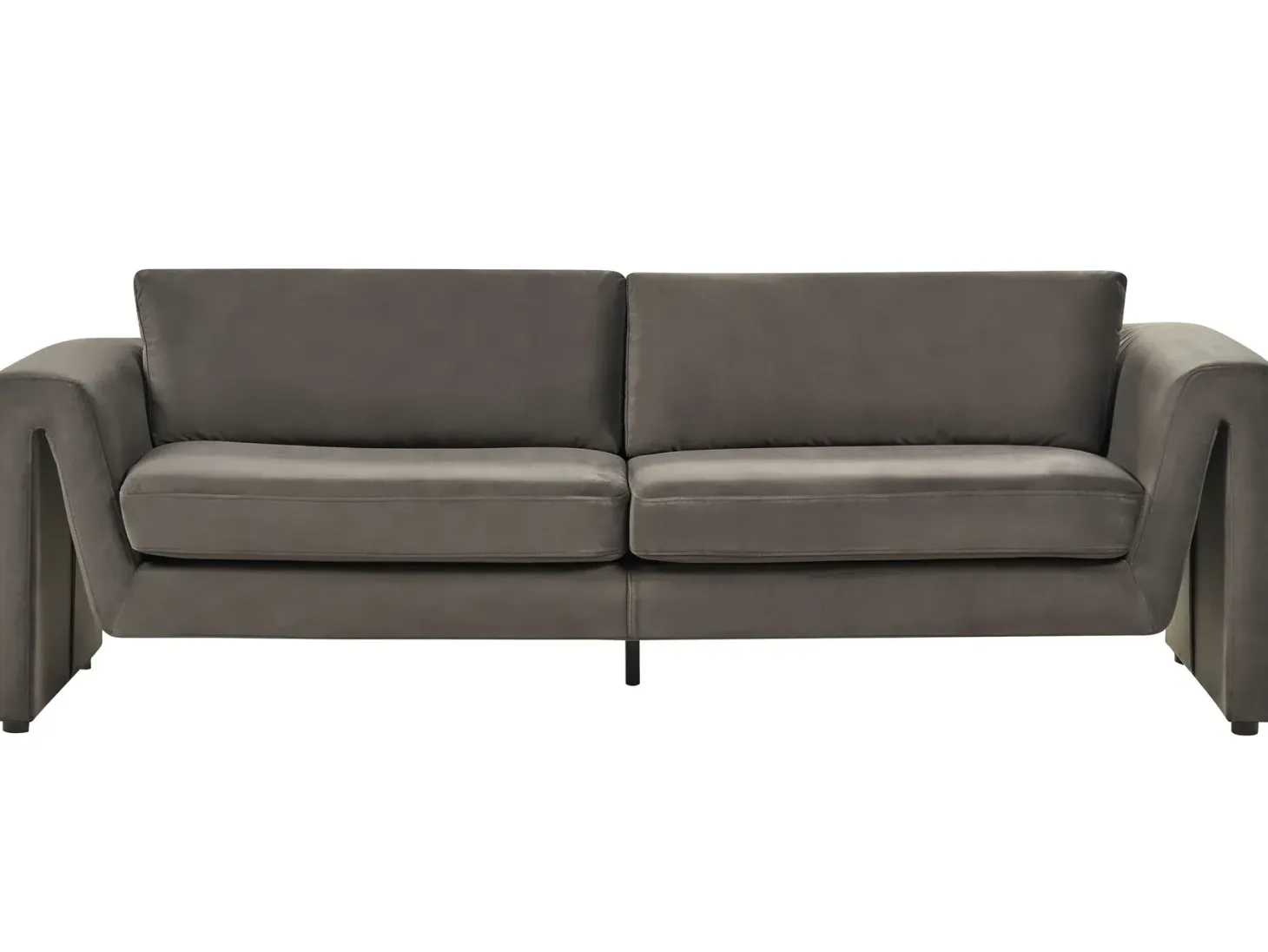 Sofa 3 personers MAUNU Velour Grafit