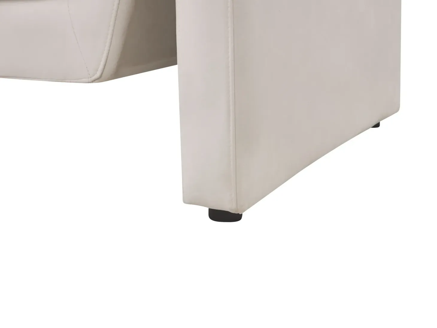 Sofa 3 personers MAUNU Velour Lys Beige