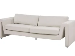 Sofa 3 personers MAUNU Velour Lys Beige