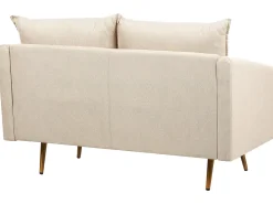 Sofa 2 personers MAURA Velour Beige