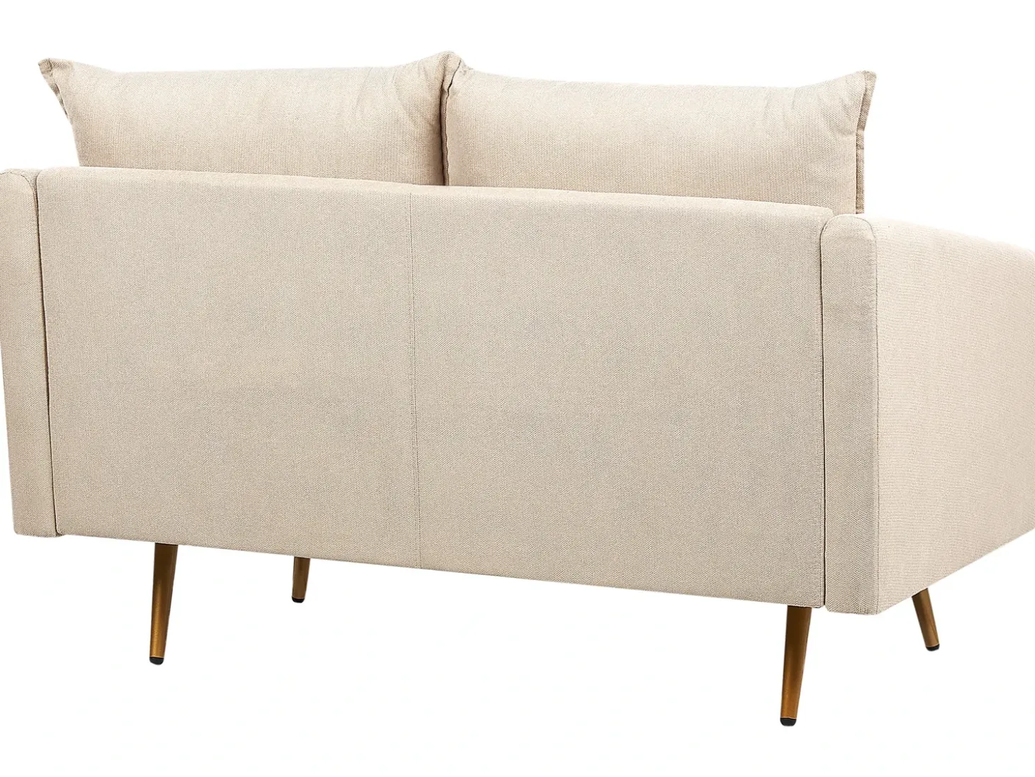 Sofa 2 personers MAURA Velour Beige