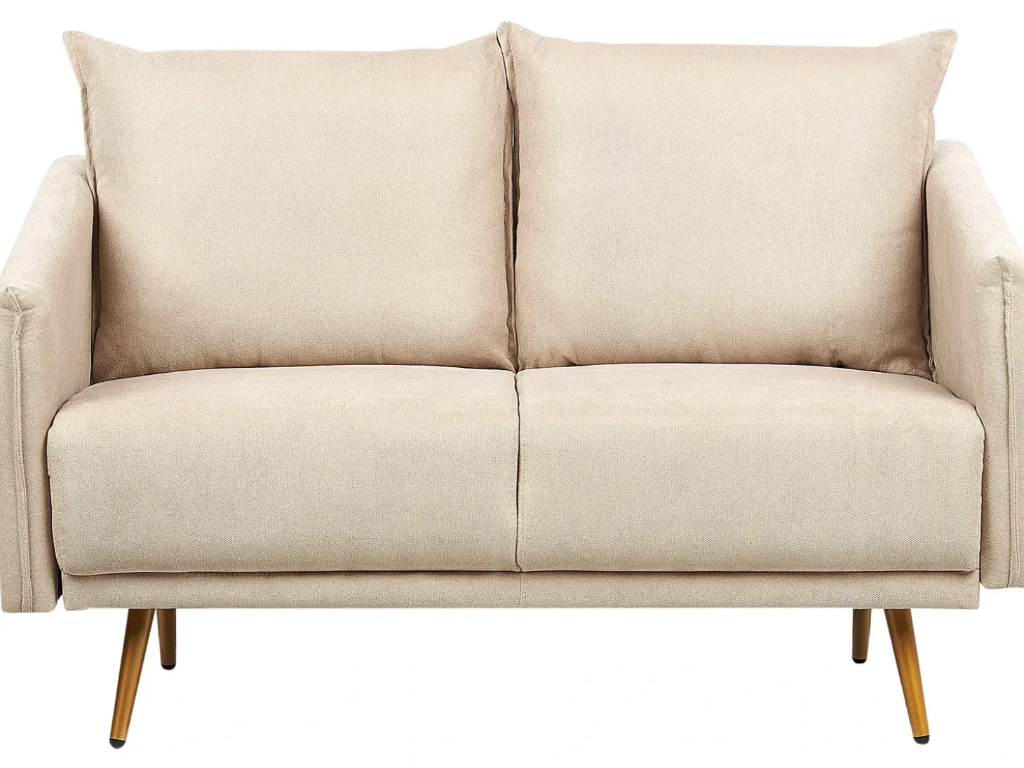 Sofa 2 personers MAURA Velour Beige