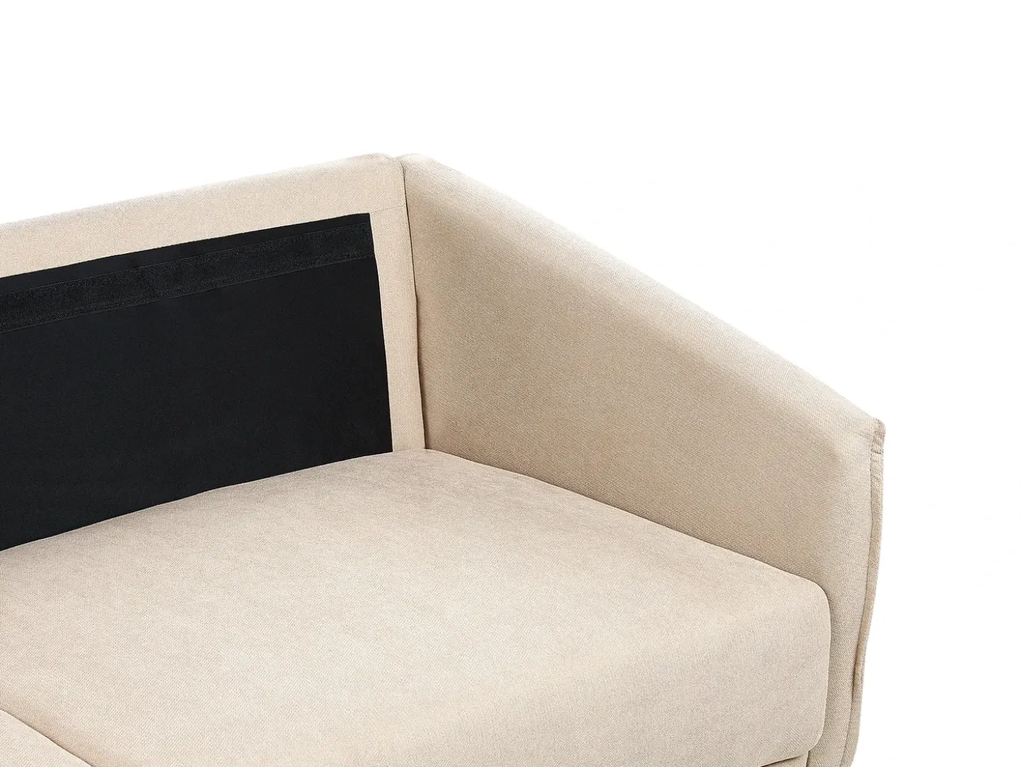 Sofa 2 personers MAURA Velour Beige