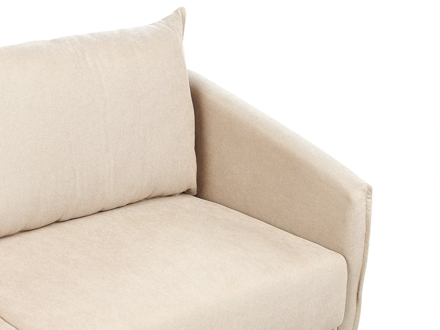 Sofa 2 personers MAURA Velour Beige