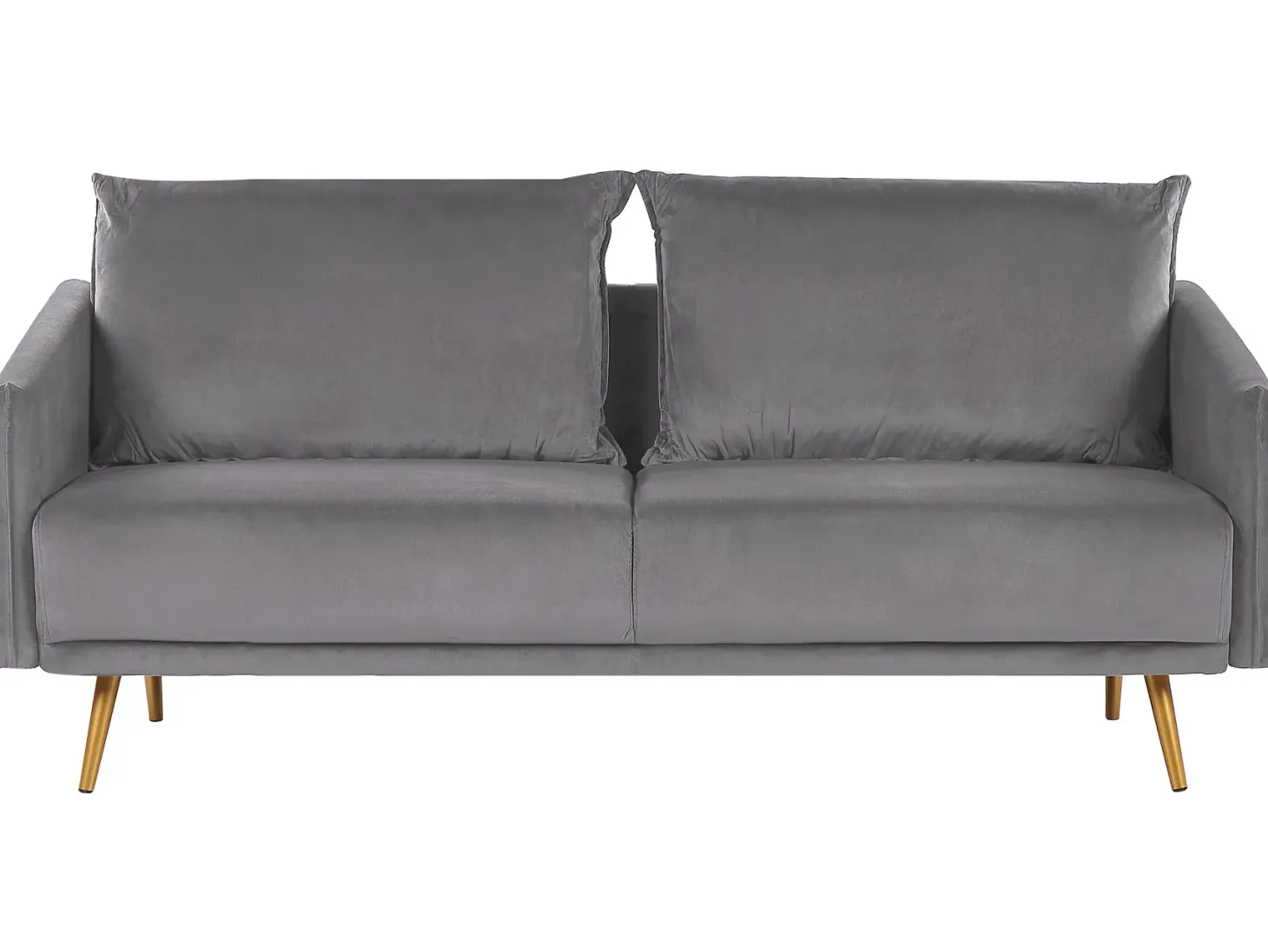 Sofa 3 personers MAURA Velour Grå
