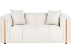 Sofa 2 personers MORSIL Boucle Cremehvid