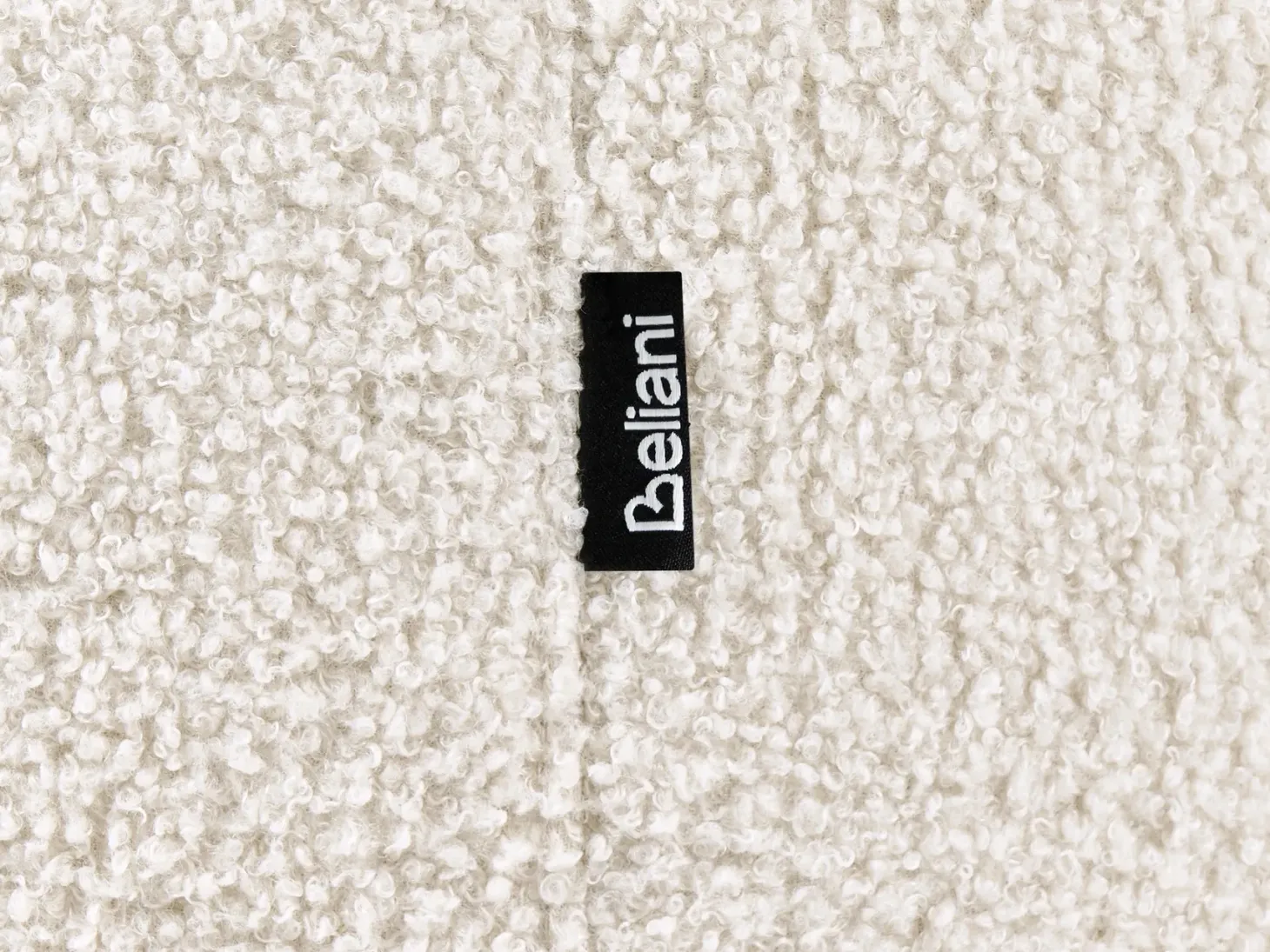 Sofa 2 personers MORSIL Boucle Cremehvid