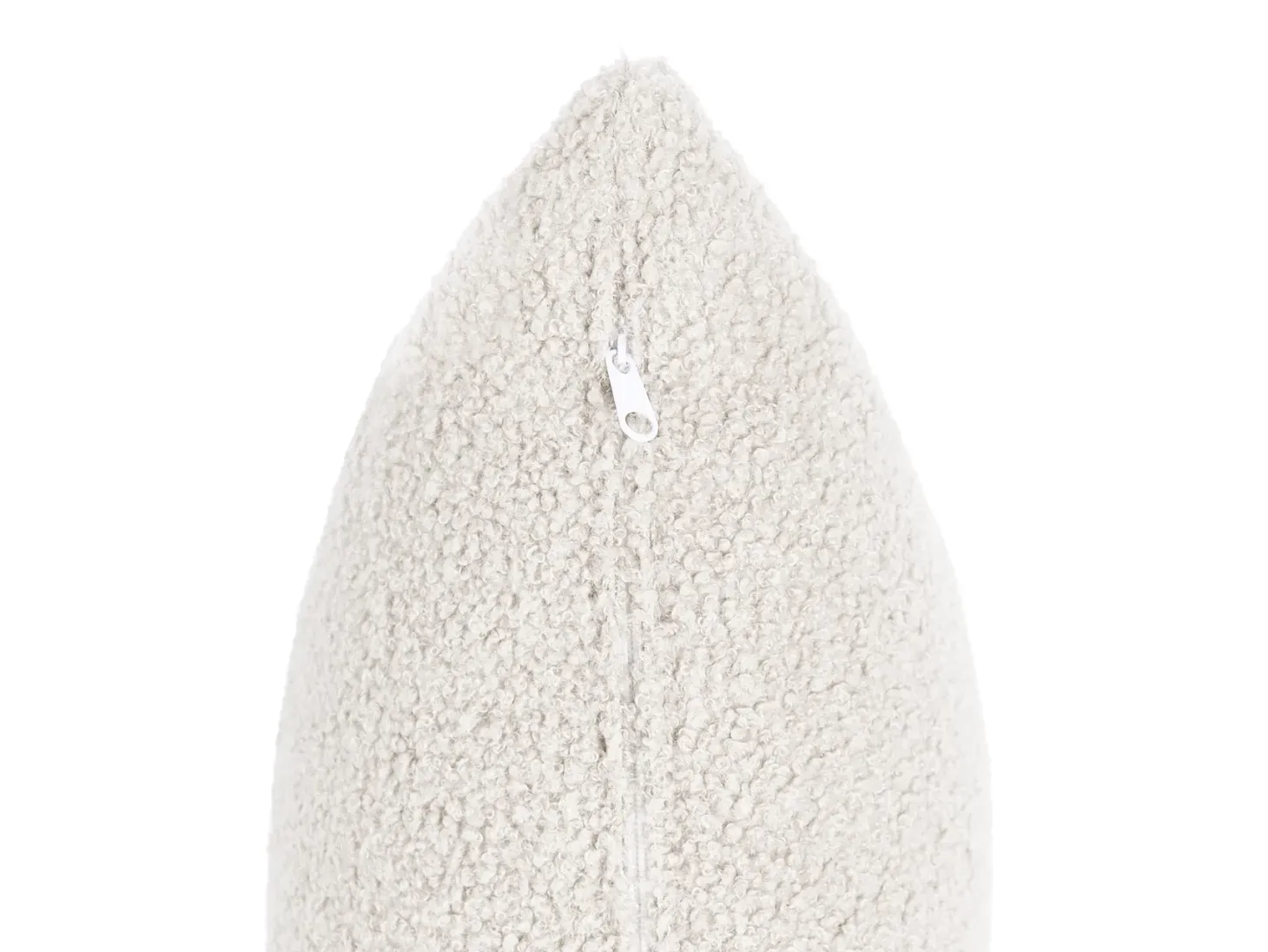 Sofa 2 personers MORSIL Boucle Cremehvid