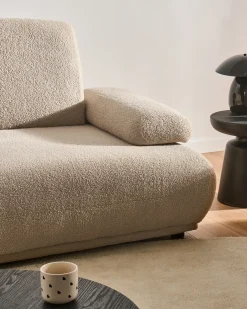Sofa 3 personers NACKA Boucle Beige