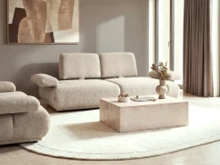 Sofa 3 personers NACKA Boucle Beige