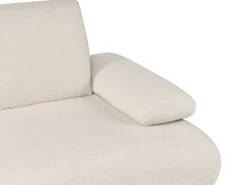 Sofa 2 personers NACKA Boucle Cremehvid