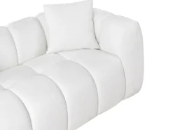 Sofa 2 personers NESS Cremehvid