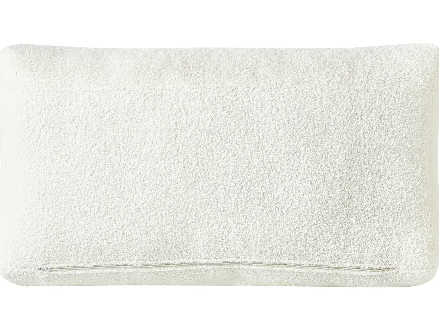 Sofa 3 personers NIVALA Boucle Cremehvid