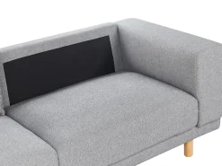 Sofa 3 personers NIVALA Lysegrå