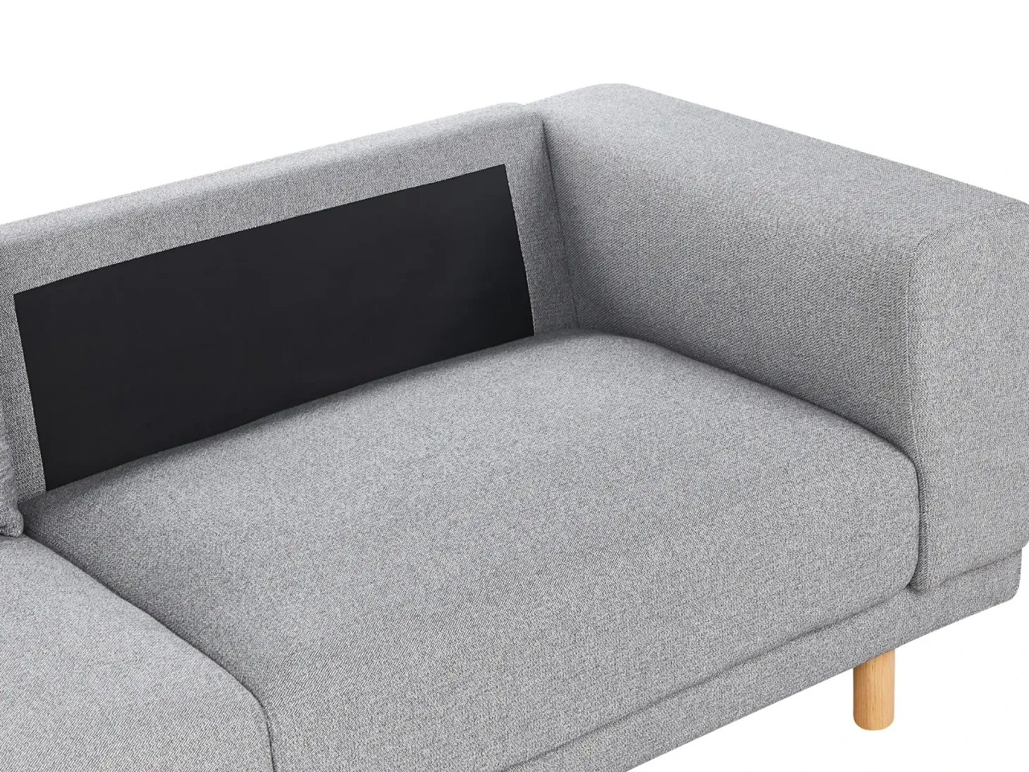 Sofa 3 personers NIVALA Lysegrå