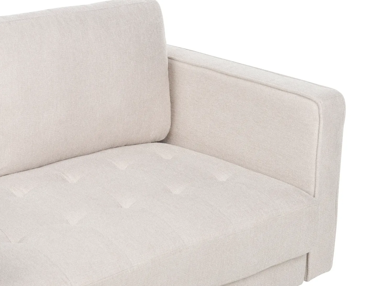 Sofa 3 personers NURMO Lys Beige