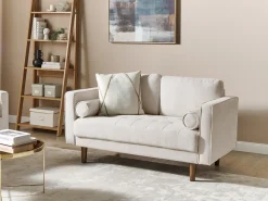 Sofa 2 personers NURMO Lys Beige