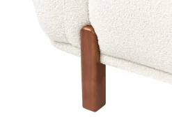 Sofa 2 personers ODNES Boucle Hvid
