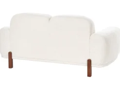 Sofa 2 personers ODNES Boucle Hvid