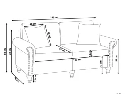 Sofa 3 personers OTRA Mørkegrå