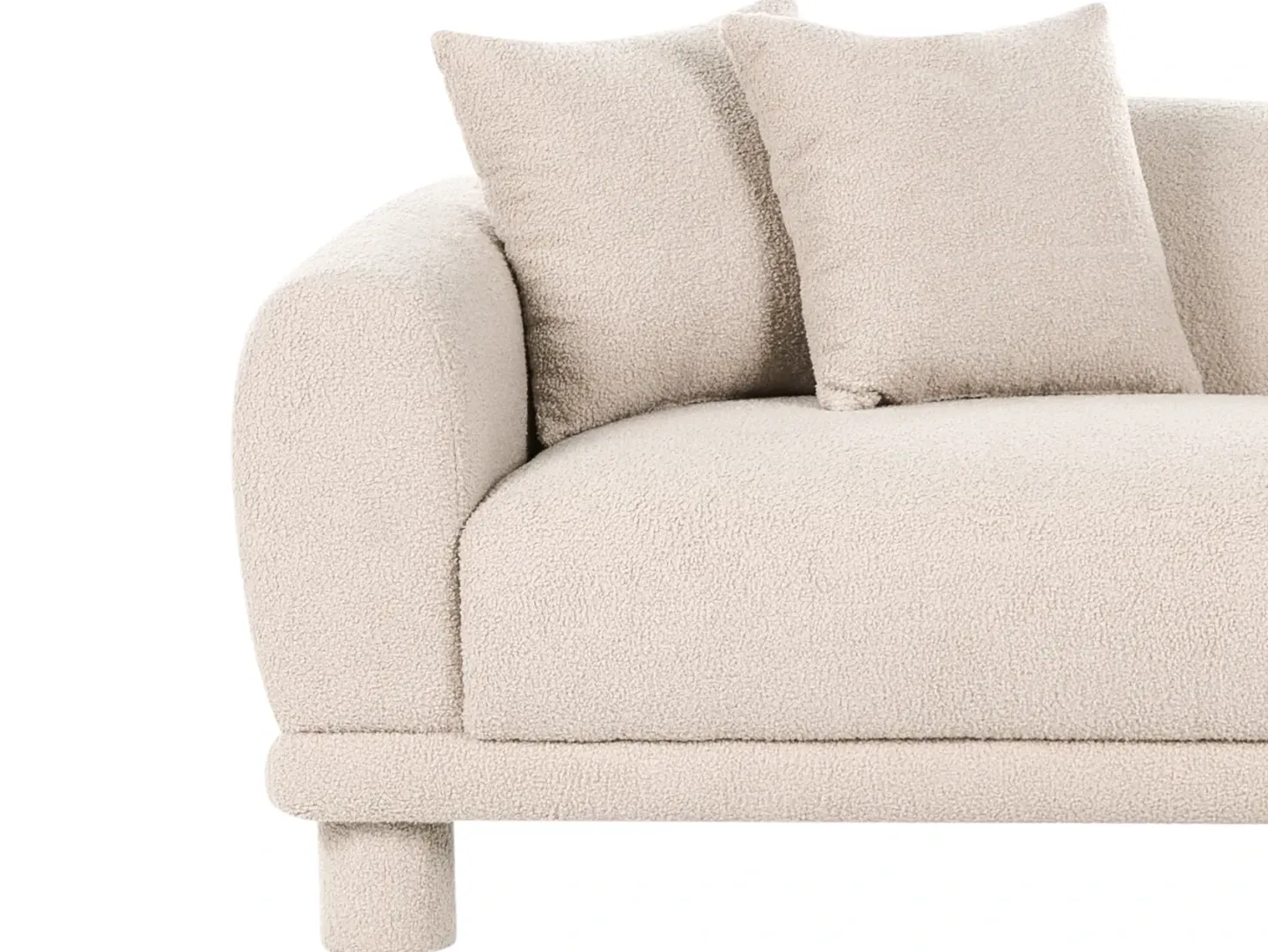 Sofa 3 personers PORI Boucle Beige
