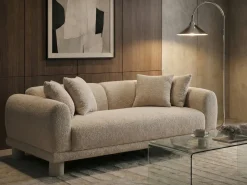 Sofa 3 personers PORI Boucle Beige