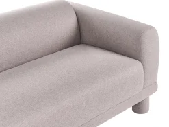 Sofa 3 personers PORI Brungrå