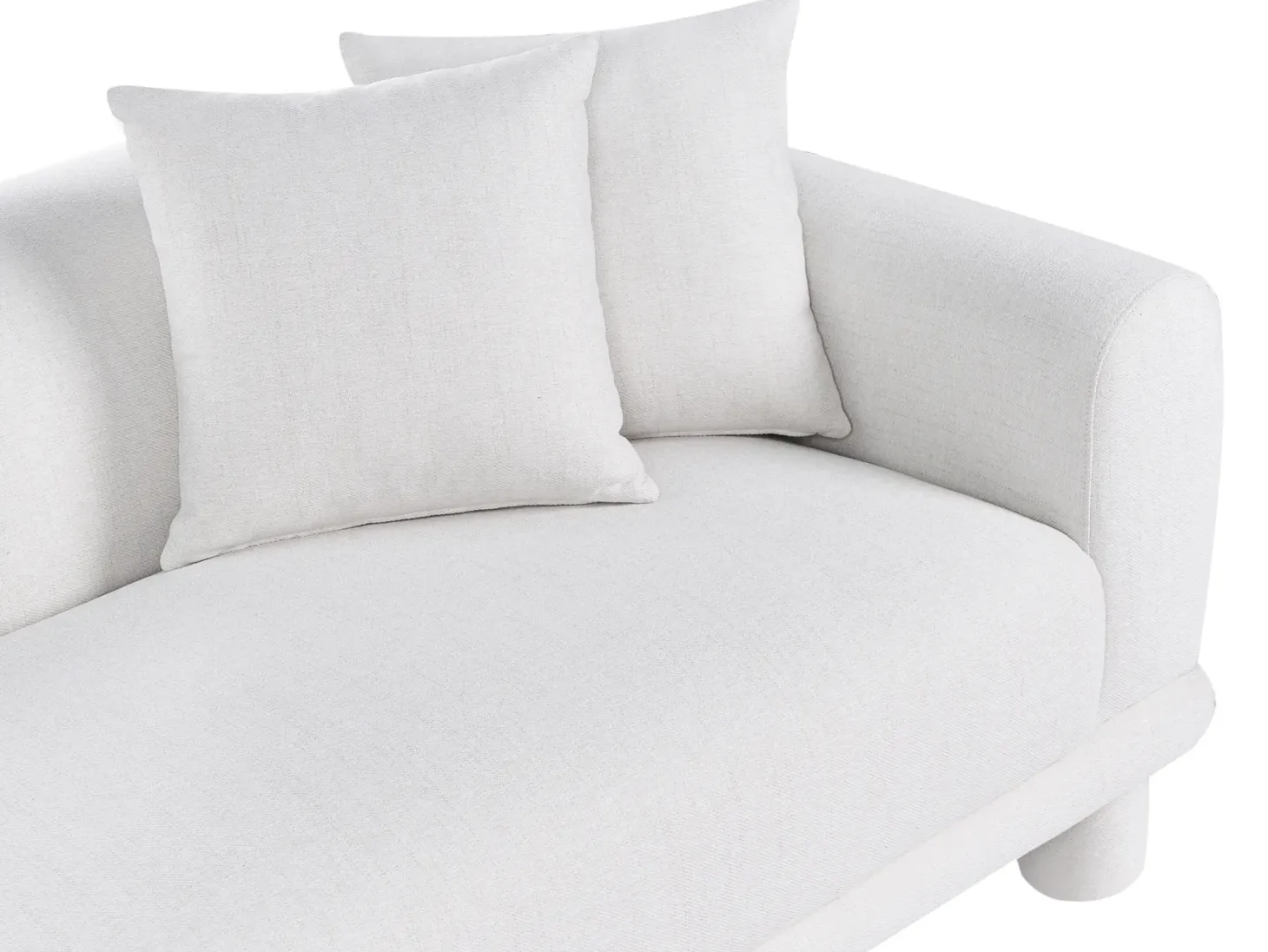 Sofa 3 personers PORI Cremehvid