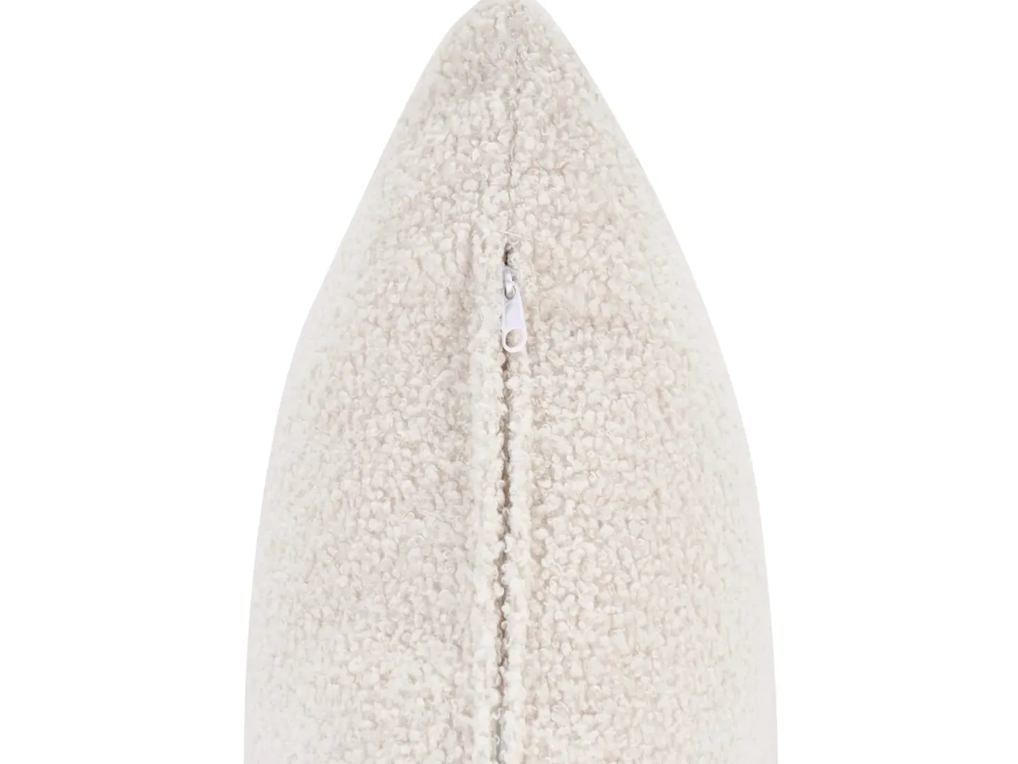 Sofa 2 personers RATTVIK Boucle Cremehvid
