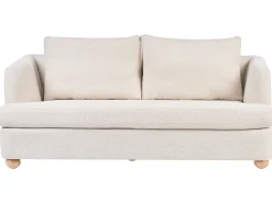 Sofa 3 personers RATTVIK Boucle Cremehvid