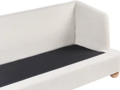 Sofa 3 personers RATTVIK Boucle Cremehvid