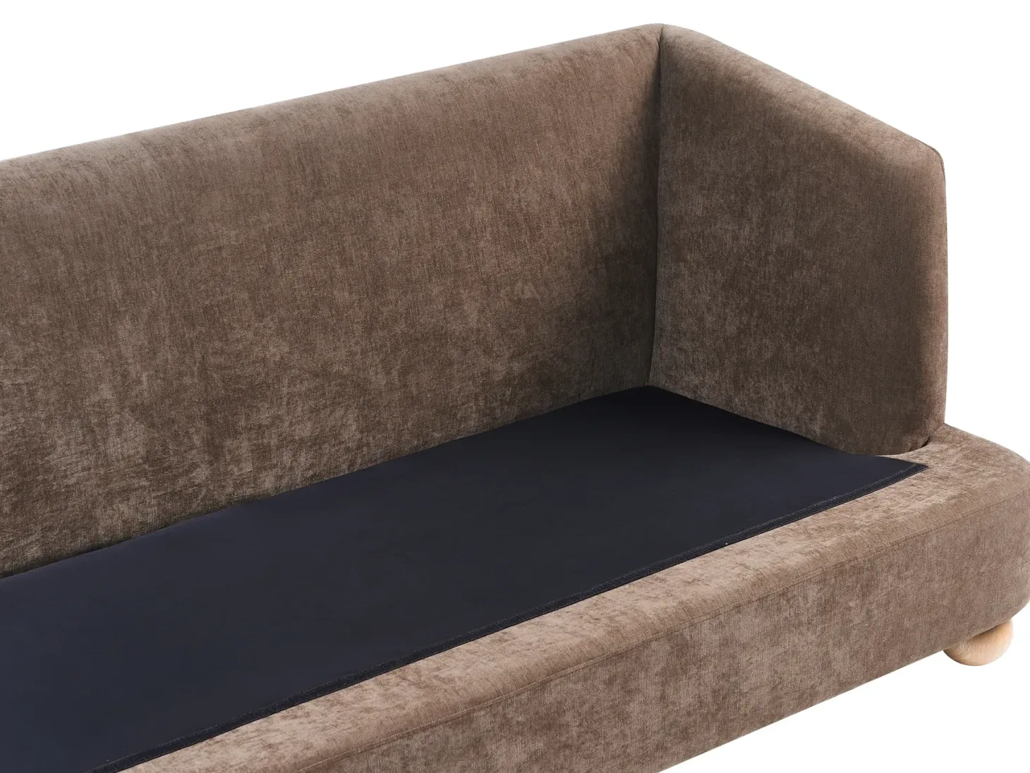 Sofa 2 personers RATTVIK Chenille Brun