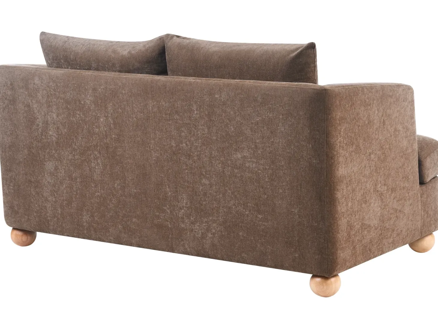 Sofa 2 personers RATTVIK Chenille Brun