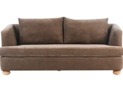 Sofa 3 personers RATTVIK Chenille Brun