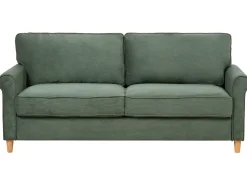 Sofa 3 personers RONNEBY Fløjl Mørkegrøn