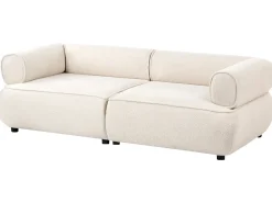 Sofa 3 personers SALLA Boucle Cremehvid