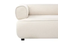 Sofa 3 personers SALLA Boucle Cremehvid
