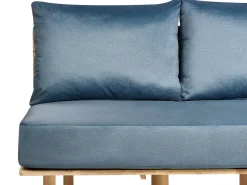 Sofa 2 personers SALO Blå med sofabord
