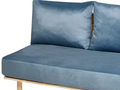 Sofa 2 personers SALO Blå med sofabord