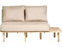 Sofa 2 personers SALO Sand Beige med sofabord