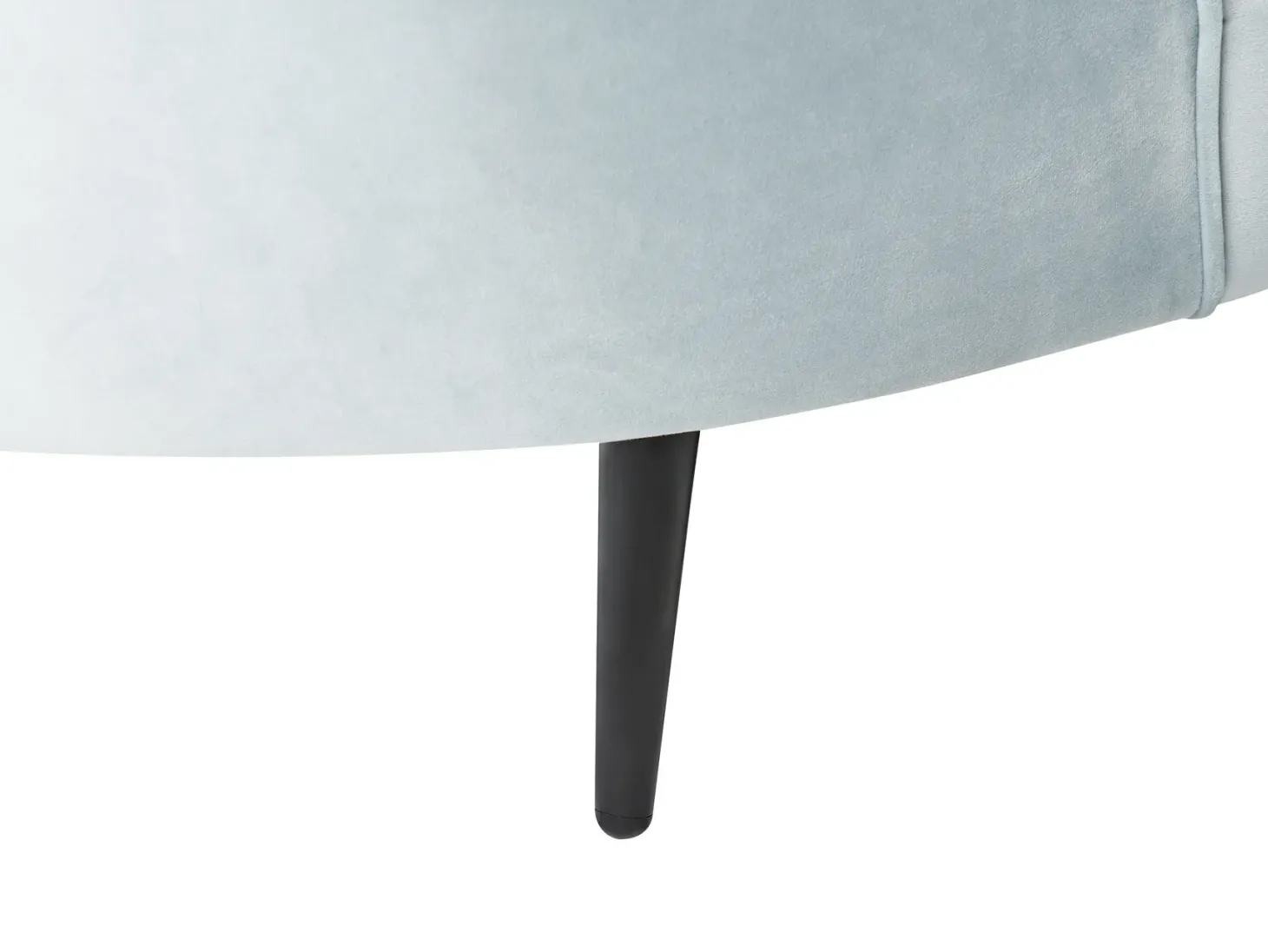 Sofa 2 personers SAVAR Velour Himmelblå