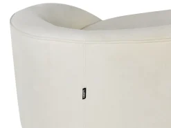 Sofa 2 personers SAVAR Velour Lys Beige