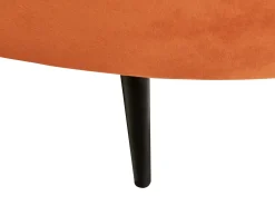 Sofa 2 personers SAVAR Velour Orange