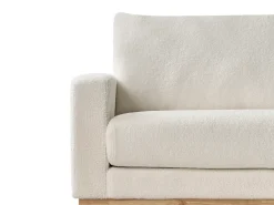 Sofa 3 personers SIGGARD Boucle Hvid