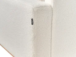 Sofa 3 personers SIGGARD Boucle Hvid